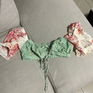Floral Crop Top